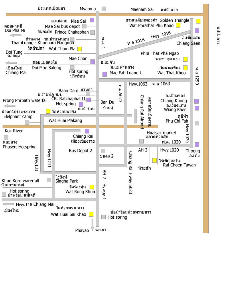 travel hyway map