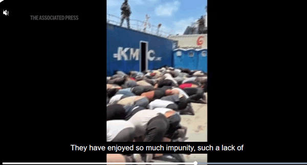 Israel's security minister posts video 